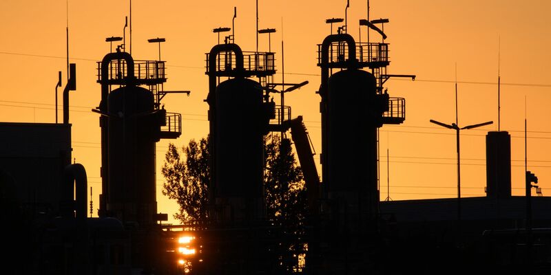 Technische Anlagen des Erdgasspeichers Katharina in Sachsen-Anhalt. - Foto: Klaus-Dietmar Gabbert/dpa