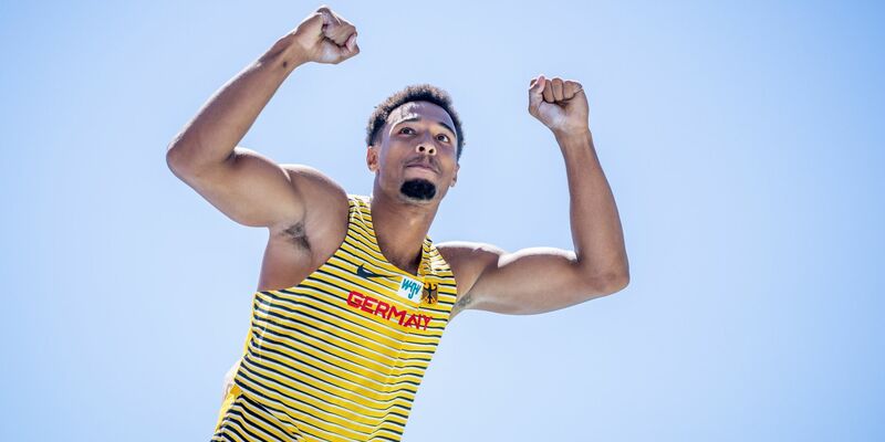 Stellte einen Zehnkampf-Rekord auf: Leo Neugebauer. - Foto: Michael Kappeler/dpa