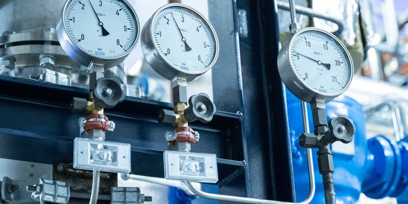 Ein Heizkraftwerk: Wärmenetze können angeschlossene Haushalte mit Energie versorgen. - Foto: Christophe Gateau/dpa