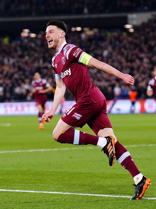 Der Wechsel von Declan Rice zum FC Arsenal gilt seit Wochen als ...