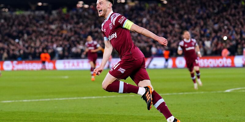 West Hams Declan Rice wird schon länger von Topclubs umworben. - Foto: Zac Goodwin/PA Wire/dpa