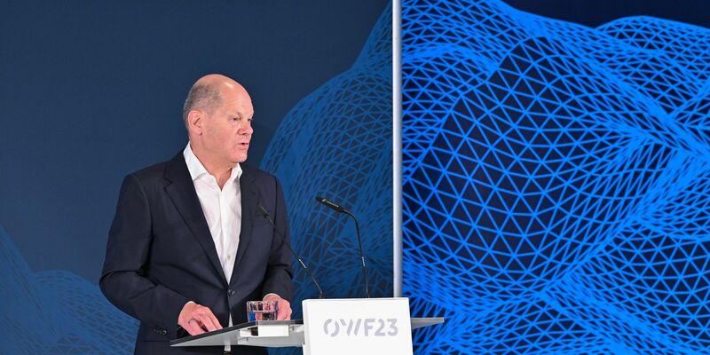 Bundeskanzler Olaf Scholz ist optimistisch, dass die Ampel im neuen Jahr besser funktionieren wird. - Foto: Patrick Pleul/dpa