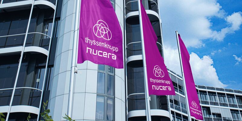 Der Erlös des Nucera-Börsengangs soll zum Ausbau des Geschäfts mit der alkalischen Wasserelektrolyse verwendet werden. - Foto: Thyssenkrupp Nucera/dpa