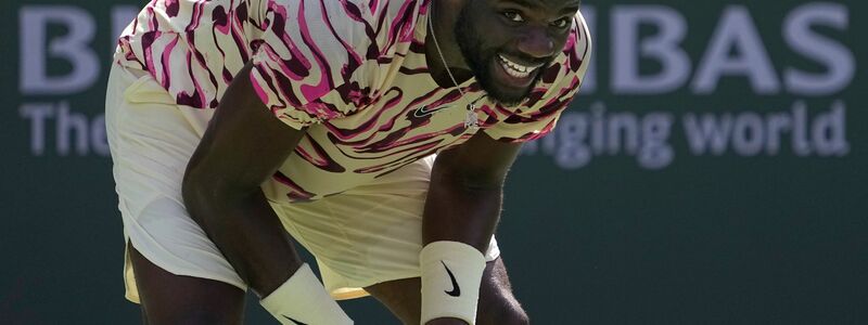 Frances Tiafoe gewann sein erstes Match beim Rasenturnier auf dem Weissenhof. - Foto: Mark J. Terrill/AP/dpa