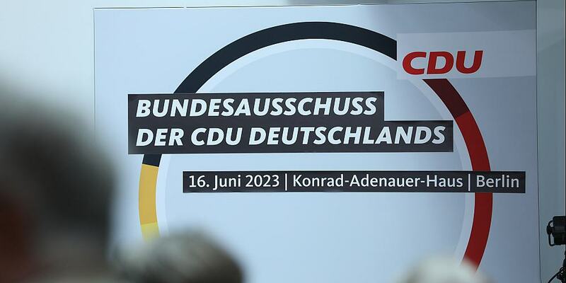 Kleiner Parteitag der CDU am 16.06.2023 - Foto: ?ber dts Nachrichtenagentur