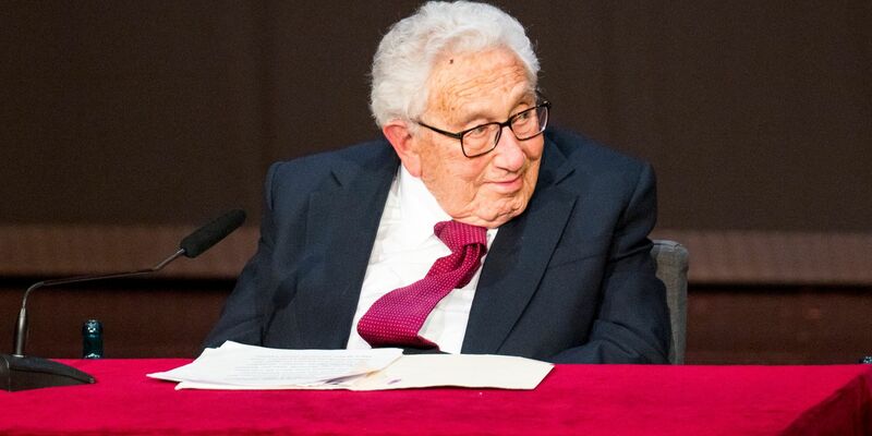 Henry Kissinger in Fürth. - Foto: Daniel Vogl/dpa