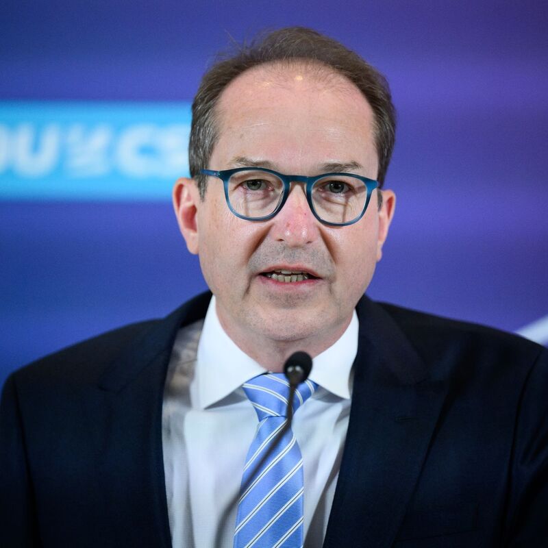 «Frühzeitige Diskussion nutzt nur der Ampel»: Alexander Dobrindt. - Foto: Bernd von Jutrczenka/dpa