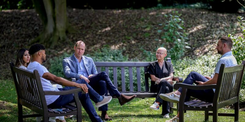 Prinz William (M) will die Obdachlosigkeit in Großbritannien bekämpfen. - Foto: Andrew Parsons/Kensington Palace/dpa