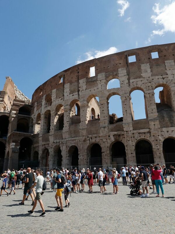 Il Colosseo è considerato un simbolo della capitale italiana.