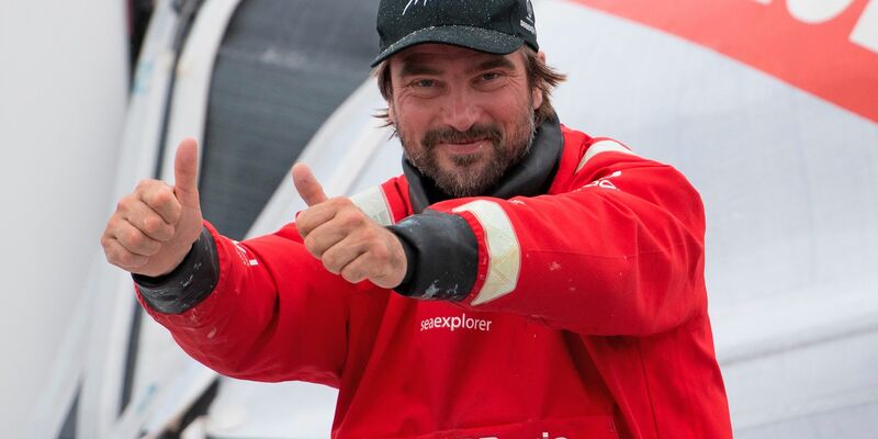 Boris Herrmann und das Team Malizia segeln dem Ziel ihrer Ocean-Race-Premiere entgegen. - Foto: Loic Venance/AP/dpa