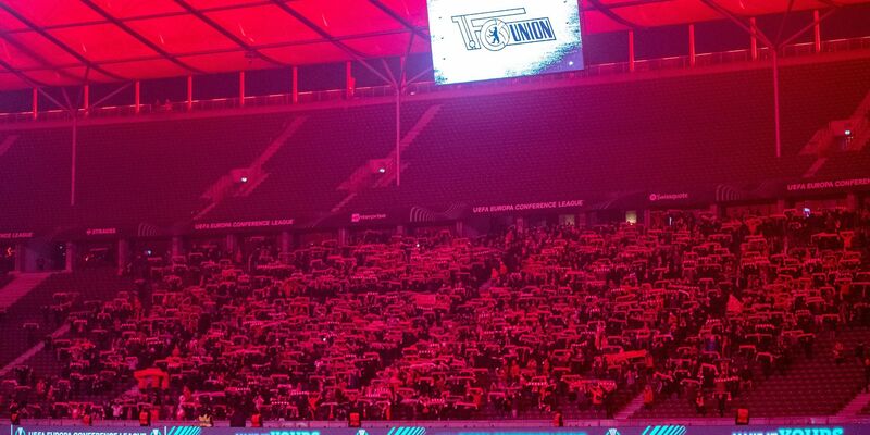 Union Berlin wird seine Champions-League-Heimspiele im Olympiastadion austragen. - Foto: Andreas Gora/dpa