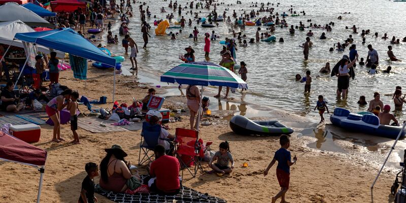 Sommerwetter in Texas. Der 4. Juli war laut US-Forschern der bisher heißeste  Tag weltweit. - Foto: Chris Rusanowsky/ZUMA Press Wire/dpa
