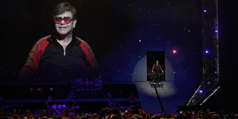 Elton John beendete seine «Farewell Yellow Brick Road»-Tournee in Stockholm. - Foto: Yui Mok/PA Wire/dpa