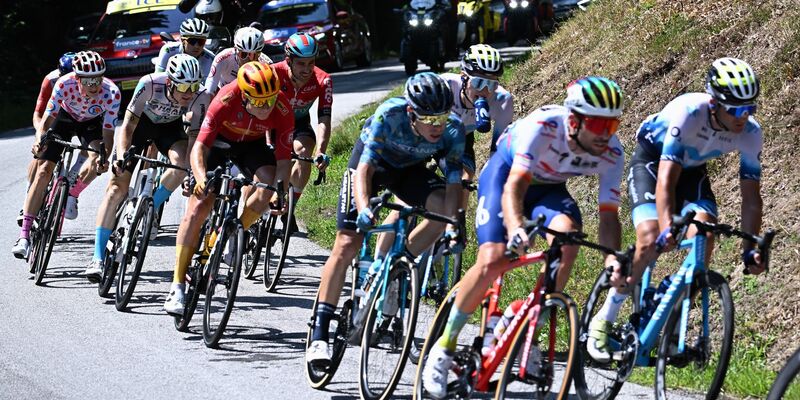 Auf dem Puy de Dome endete die erste Bergankunft der Tour 2023. - Foto: Pete Goding/Belga/dpa