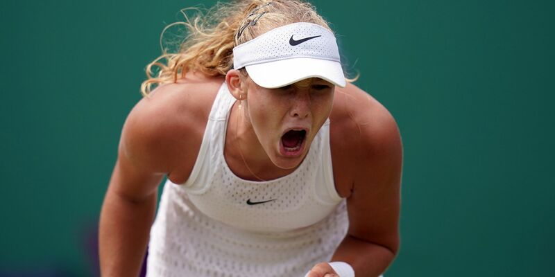Mirra Andrejewa steht als 16-Jährige im Achtelfinale von Wimbledon. - Foto: John Walton/PA Wire/dpa