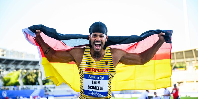 Léon Schäfer sprang bei der Para-WM in Paris zu Gold. - Foto: Tom Weller/Förderverein Para Leichtathletik/dpa