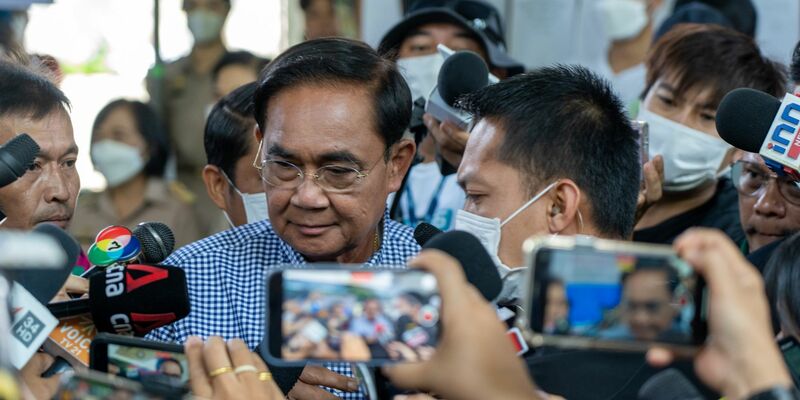 Thailands Premierminister Prayut Chan-o-cha zieht sich zurück. - Foto: Lin Hao/XinHua/dpa