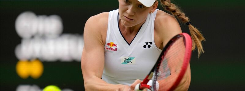 Für Titelverteidigerin Jelena Rybakina war im Viertelfinale Schluss. - Foto: Kirsty Wigglesworth/AP/dpa