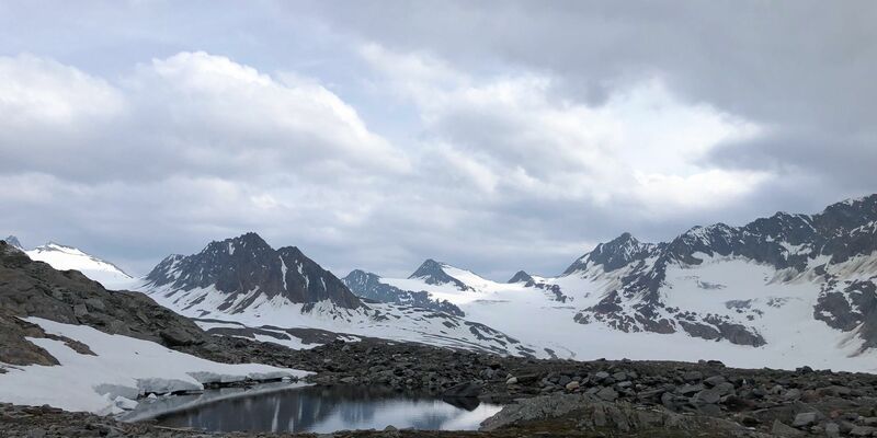 Der Gurgler Ferner in den Ötztaler Alpen in Österreich. - Foto: Ute Wessels/dpa