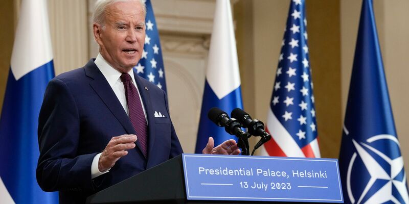 US-Präsident Joe Biden sieht für Putin keine Möglichkeit, den Krieg zu gewinnen. - Foto: Susan Walsh/AP/dpa