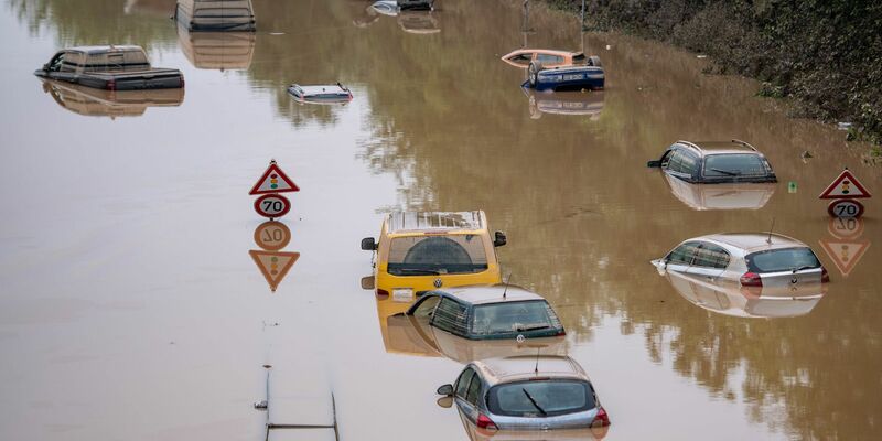 2021 kam es in Nordrhein-Westfalen zu einer Flut. - Foto: Marius Becker/dpa