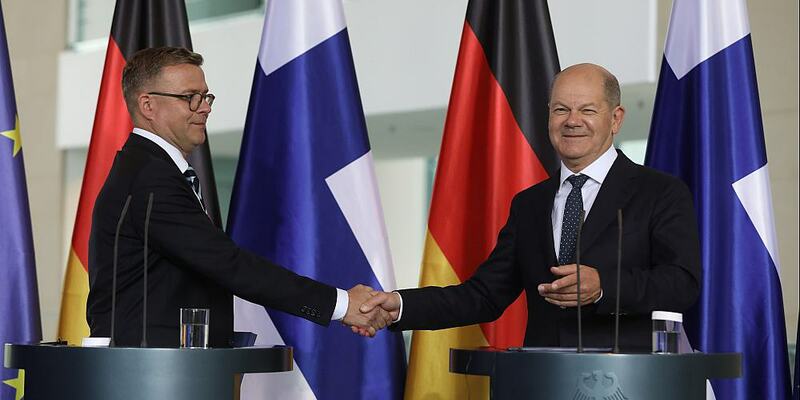 Petteri Orpo und Olaf Scholz am 14.07.2023 - Foto: ?ber dts Nachrichtenagentur