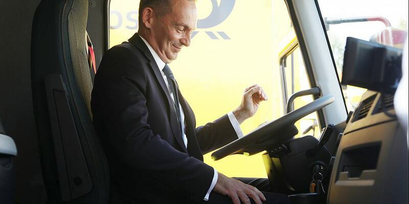 Volker Wissing in einem Post-LKW am 13.07.2023 - Foto: ?ber dts Nachrichtenagentur