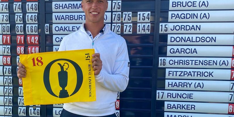 Golfer Tiger Christensen vom Hamburger Golf Club. - Foto: -/dpa