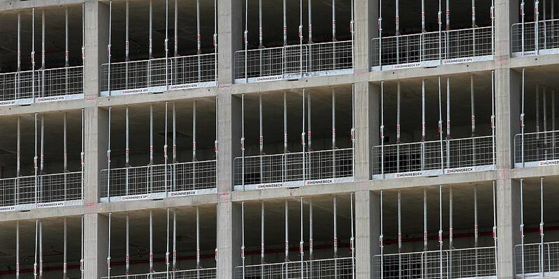 Hochhaus-Baustelle im Juli 2023 - Foto: ?ber dts Nachrichtenagentur