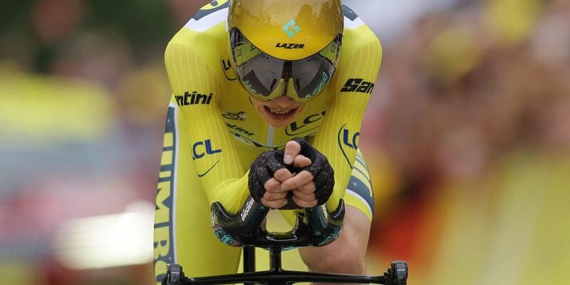 Baute seine Fühung in der Gesamtwertung weiter aus: Jonas Vingegaard. - Foto: Thomas Samson/AFP/dpa