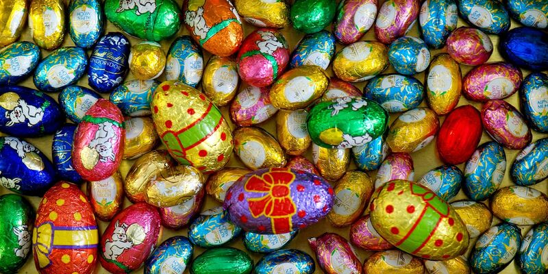 Schokoladeneier haben es einem Mann in England besonders angetan. - Foto: Arno Burgi/dpa-Zentralbild/dpa