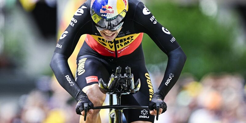 Sieht sich in der Tour-Netflix-Doku falsch dargestellt: Wout van Aert. - Foto: Jasper Jacobs/Belga/dpa