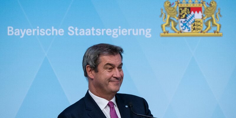 Für Markus Blume (r) ist das Rennen noch offen: Wird sein Chef Markus Söder (l) Kanzlerkandidat der Union? (Archivbild) - Foto: Sven Hoppe/dpa