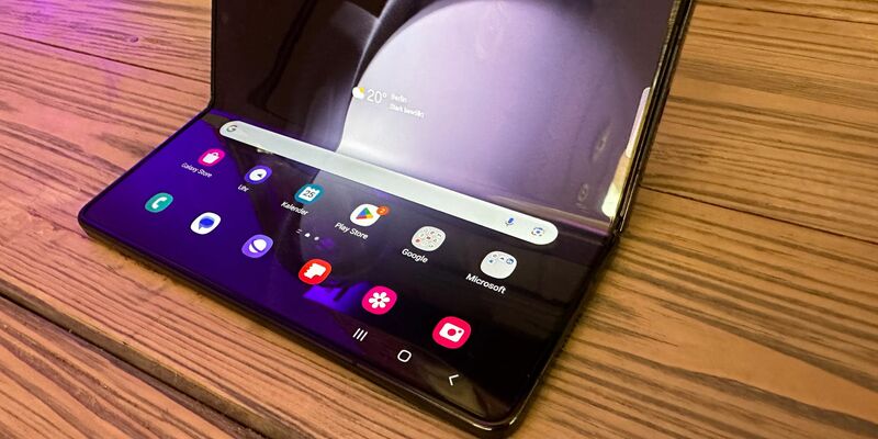 Samsung setzt große Hoffnungen in das Galaxy Z Fold 5. - Foto: Christoph Dernbach/dpa