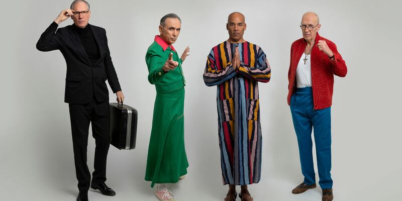 Sean Read (l-r), Kevin Rowland, Mike Timothy und Jim Paterson von der britischen Band Dexys. - Foto: Sandra Vijandi/Snowhite PR/dpa