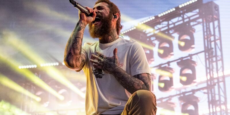Post Malone beim BottleRock Music Festival in Kalifornien. - Foto: Amy Harris/Invision/AP/dpa