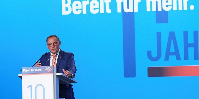 Tino Chrupalla auf AfD-Parteitag am 28.07.2023 - Foto: ?ber dts Nachrichtenagentur