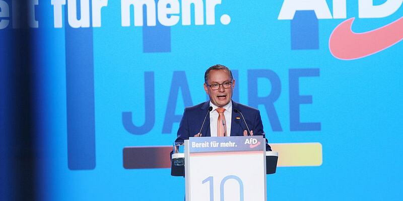 Tino Chrupalla auf AfD-Parteitag am 28.07.2023 - Foto: ?ber dts Nachrichtenagentur