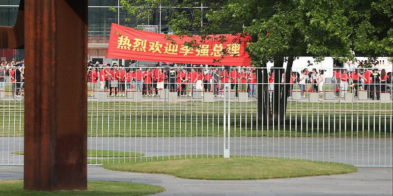 Protest vor Kanzleramt Mitte Juni - Foto: ?ber dts Nachrichtenagentur
