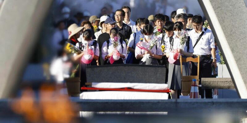 Am 6. August 1945 um 8.15 Uhr (Ortszeit) warf der US-Bomber Enola Gay die erste im Krieg eingesetzte Atombombe über Hiroshima ab. - Foto: Uncredited/Kyodo News/AP