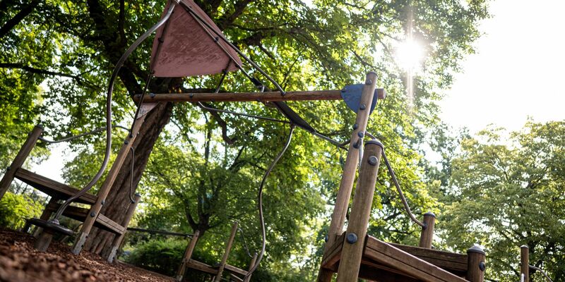 Plötzlich fiel auf dem Kinderspielplatz ein Ast herunter, ein 39-Jähriger wurde erschlagen. (Symbolbild) - Foto: Fabian Sommer/dpa