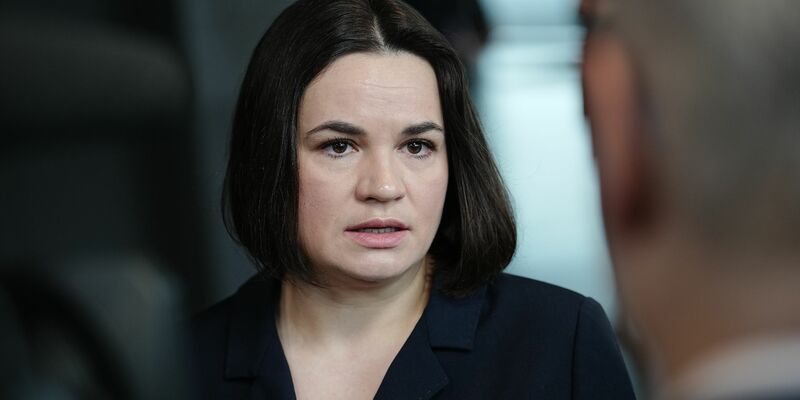 «Wir haben einen langen Weg vor uns. Aber jeder kleine Schritt bringt unseren Sieg näher», sagt die Oppositionsführerin Swetlana Tichanowskaja. - Foto: Kay Nietfeld/dpa/Archiv