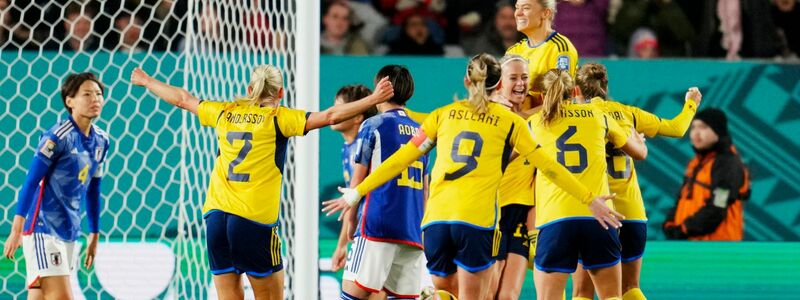 Schwedens Fußballerinnen stehen im WM-Halbfinale. - Foto: Abbie Parr/AP/dpa