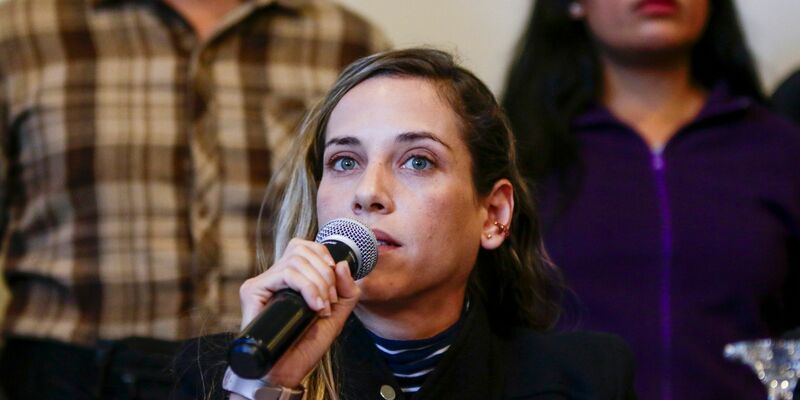 Vize-Kandidatin Andrea González Náder soll bei der Wahl am 20. August antreten. - Foto: Carlos Noriega/AP