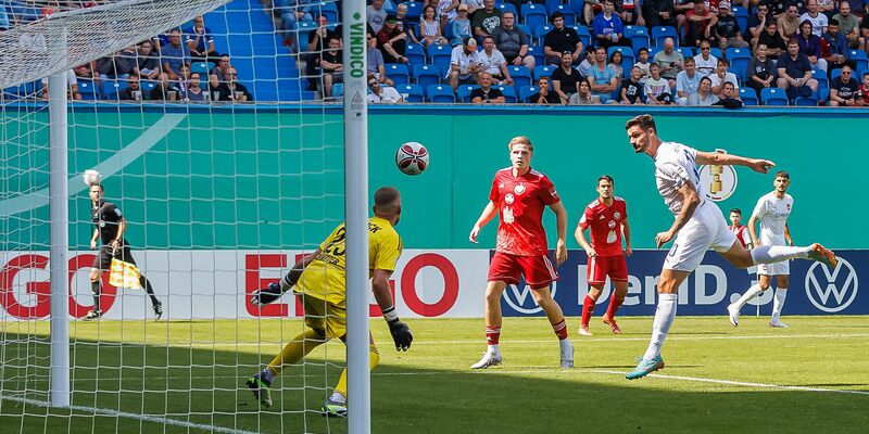 Er schnürte das Doppelpack zum 3:0 für Heidenheim: Tim Kleindienst. - Foto: Andy Buenning/Eibner-Pressefoto/dpa