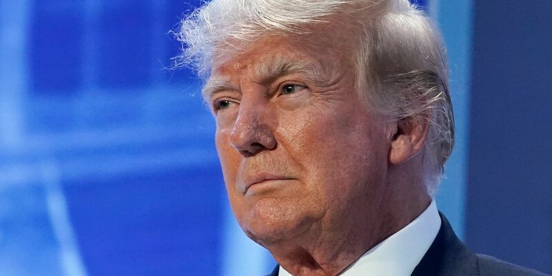 Ex-US-Präsident Donald Trump wurde imUS-Bundesstaat Georgia angeklagt. - Foto: Matt Rourke/AP/dpa/Archiv