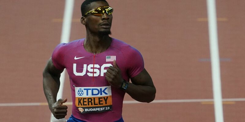 US-Sprinter Fred Kerley will seinen Titel über die 100 Meter verteidigen. - Foto: Marcus Brandt/dpa