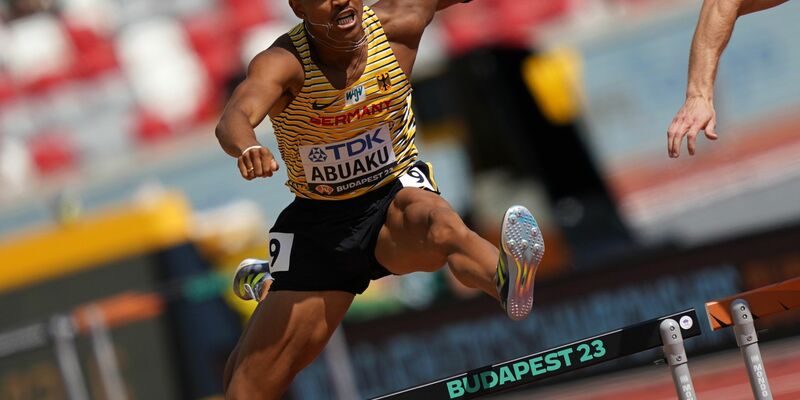 Joshua Abuaku hat über 400 Meter Hürden das Finale erreicht. - Foto: Marcus Brandt/dpa