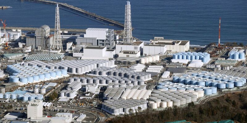 Ein Teil des Kernkraftwerks Fukushima Daiichi. - Foto: Uncredited/Kyodo News/AP/dpa