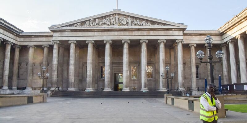 Außenansicht des British Museum in London. - Foto: Vuk Valcic/ZUMA Press Wire/dpa